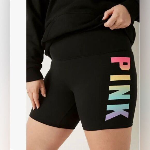 Victoria’s Secret Pink high waist 6” bike shorts sz XS - Picture 1 of 8
